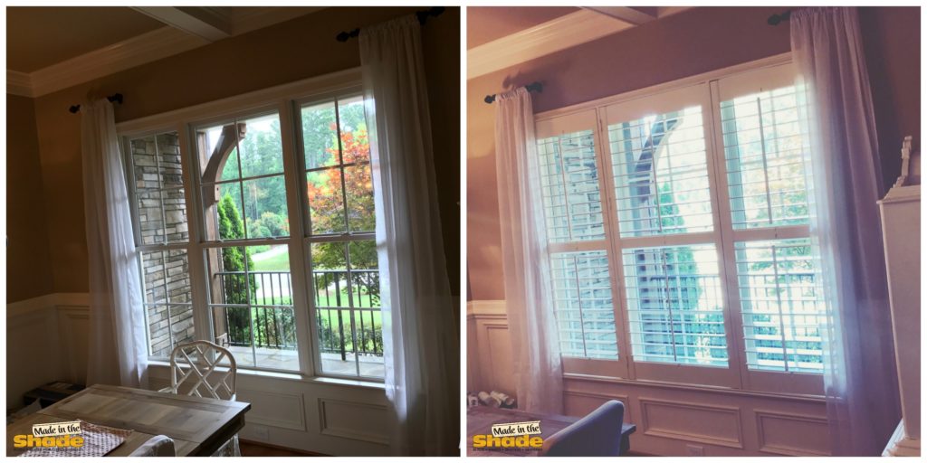 Before & After Plantation Shutters