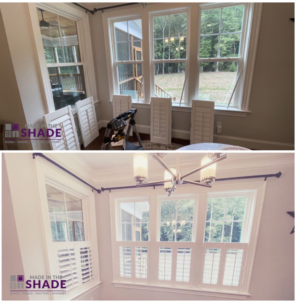 Before & After Plantation Shutters