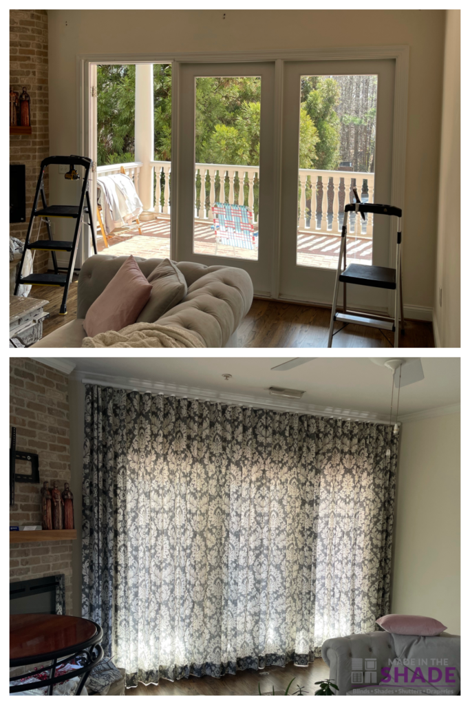 Before & After Drapery