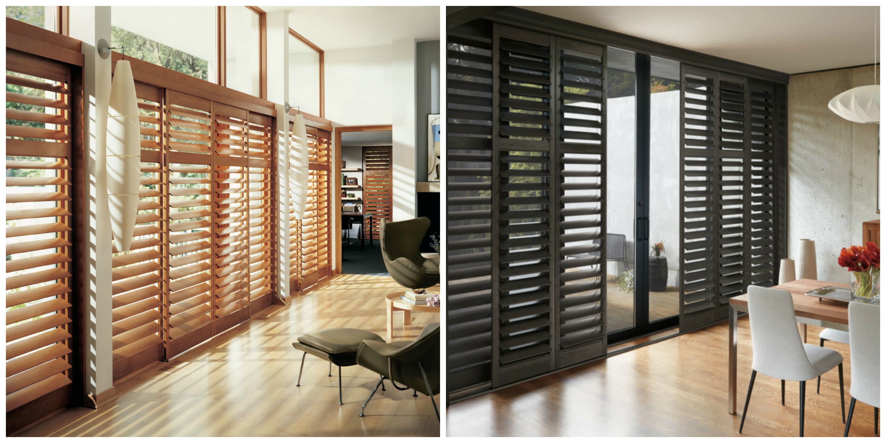 bypass shutters for patio and sliding glass doors