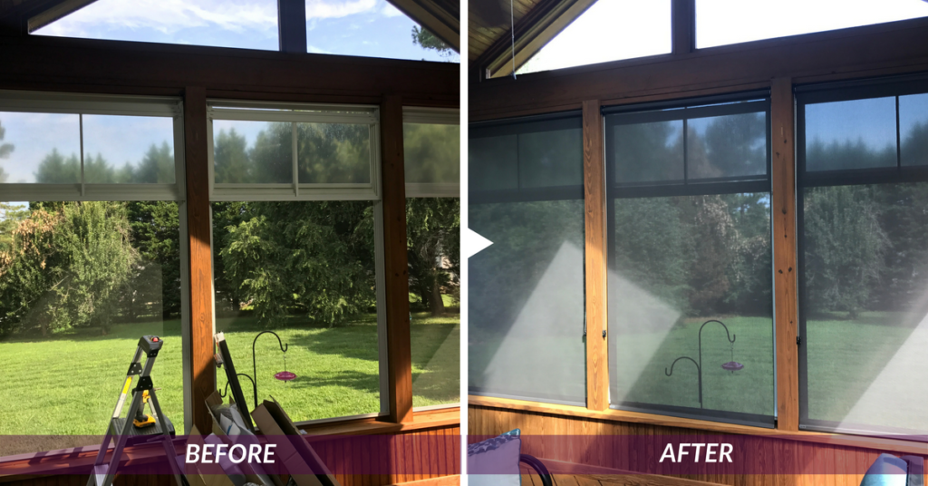 Before & After Solar Shades