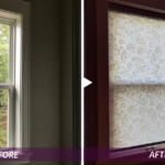 Before After Roller Shades