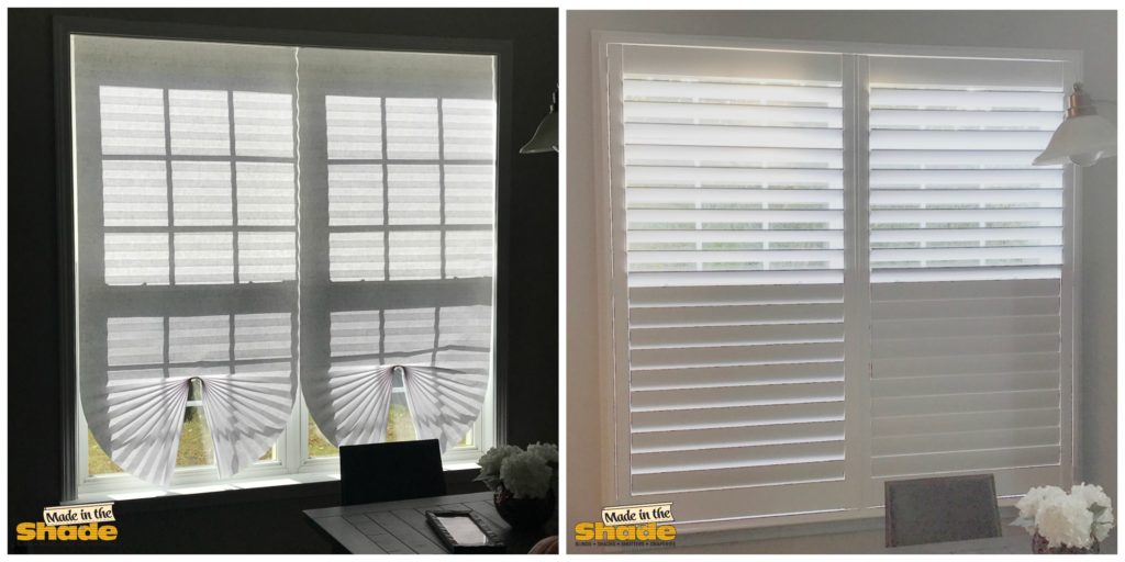 Before & After-Plantation Shutters