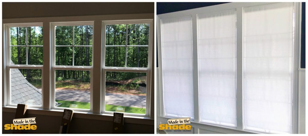  Before & After Roman Shades