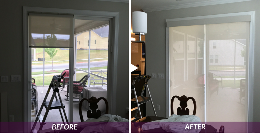 Before & After Solar Shades
