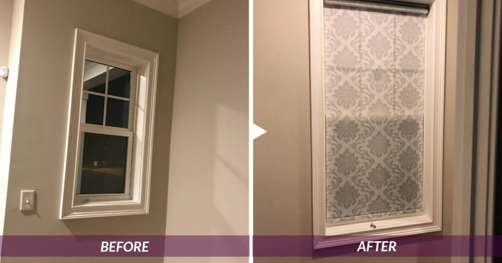 Before & After Roller Shades