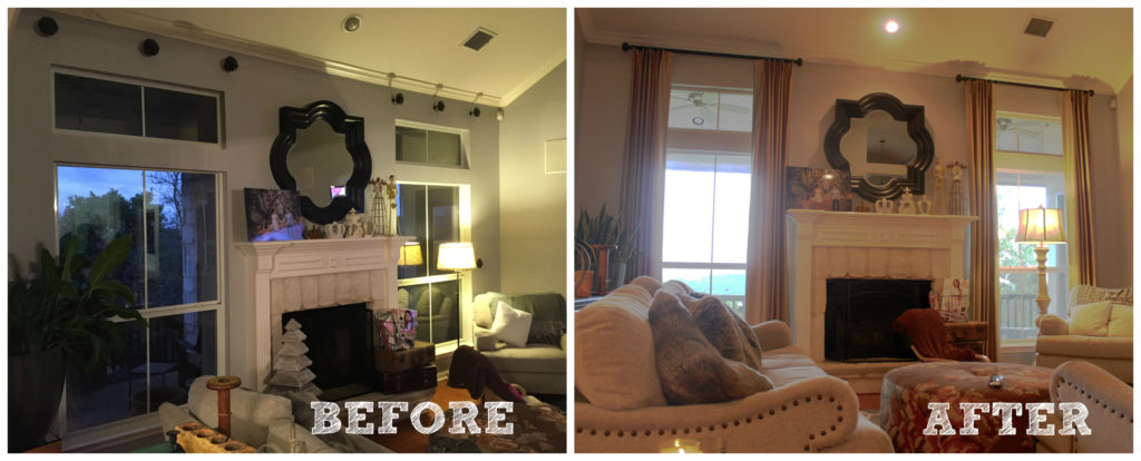 Before & After Drapery