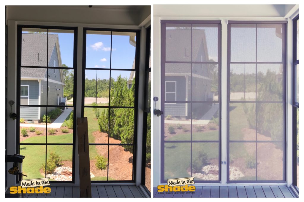 Before & After Exterior Shades
