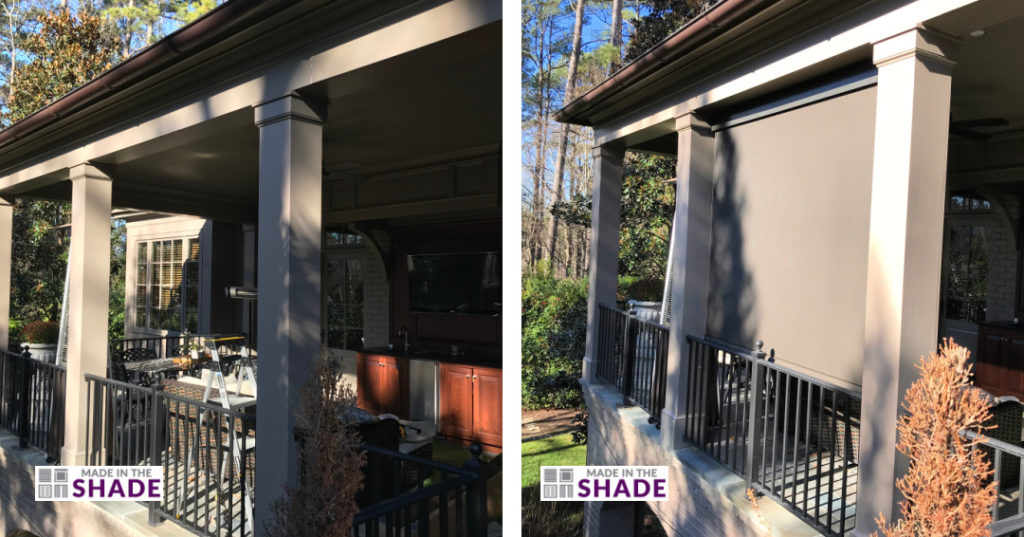 Before & After Exterior Shade