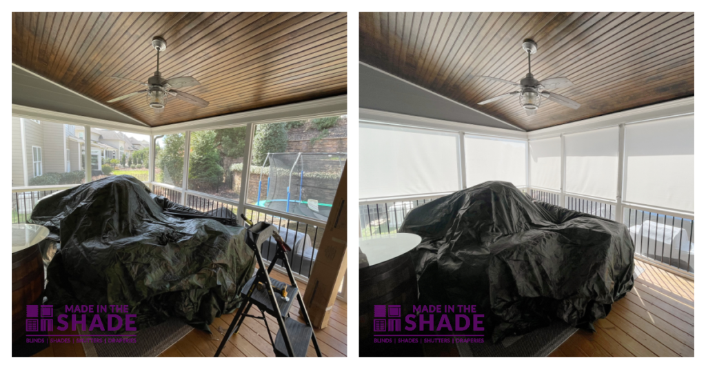 Before & After Patio Shades