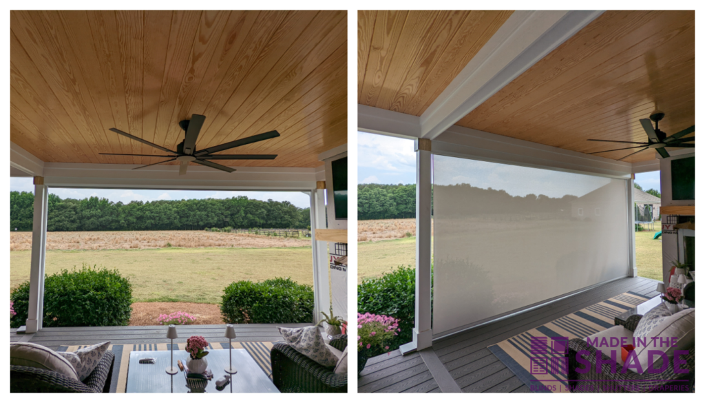 Before & After Exterior Shades