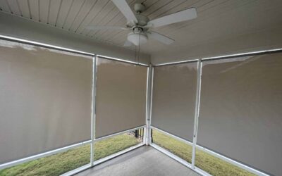 Outdoor window shades for privacy and temperature control