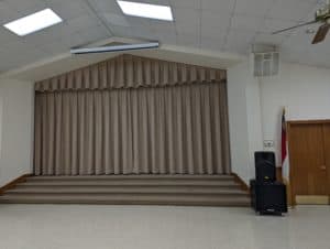 stage curtains for church